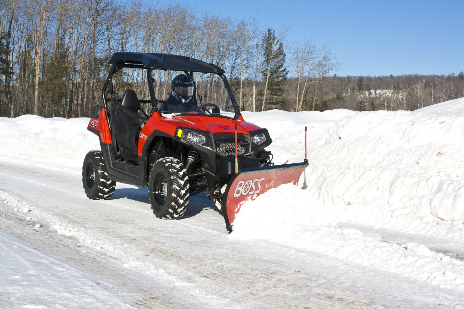 How Much Snow Can an ATV Plow?