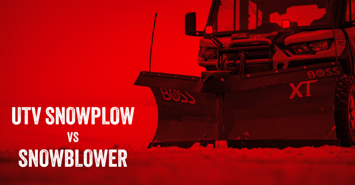 UTV Plow vs. Snowblower: Which is Better for Your Driveway?